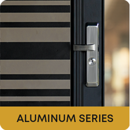 Golden Top Security Door - Aluminium Series
